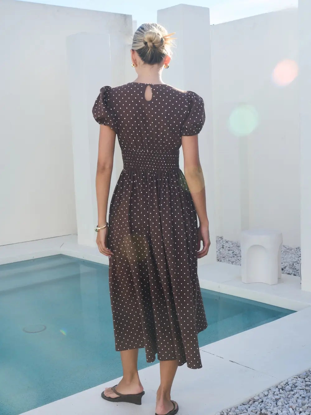 Dottie Days Brown Midi