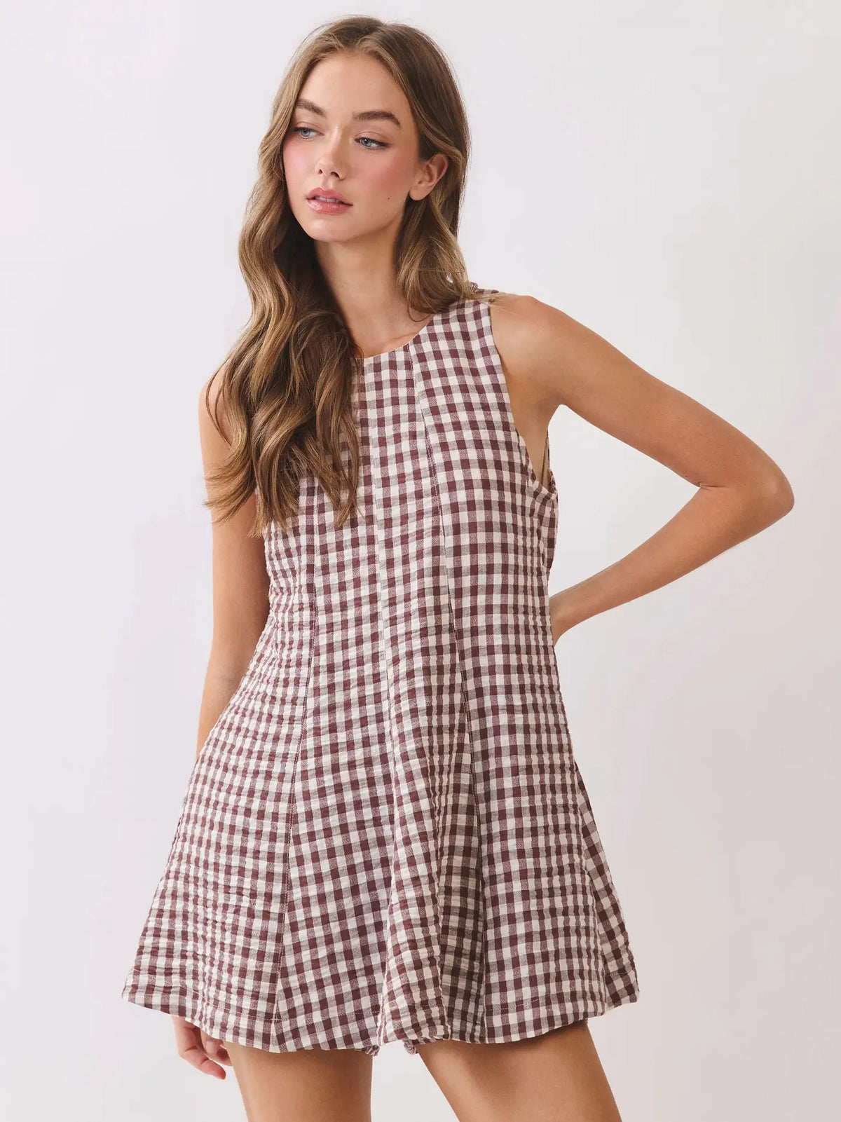 The Carter Brown Gingham Romper