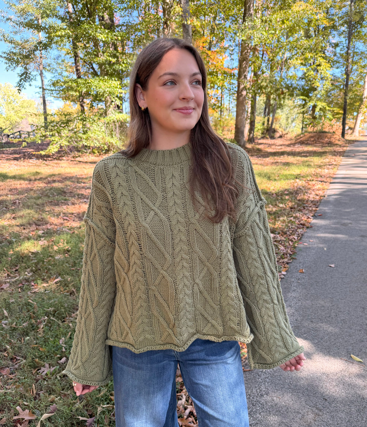 Matcha Moment Green Sweater